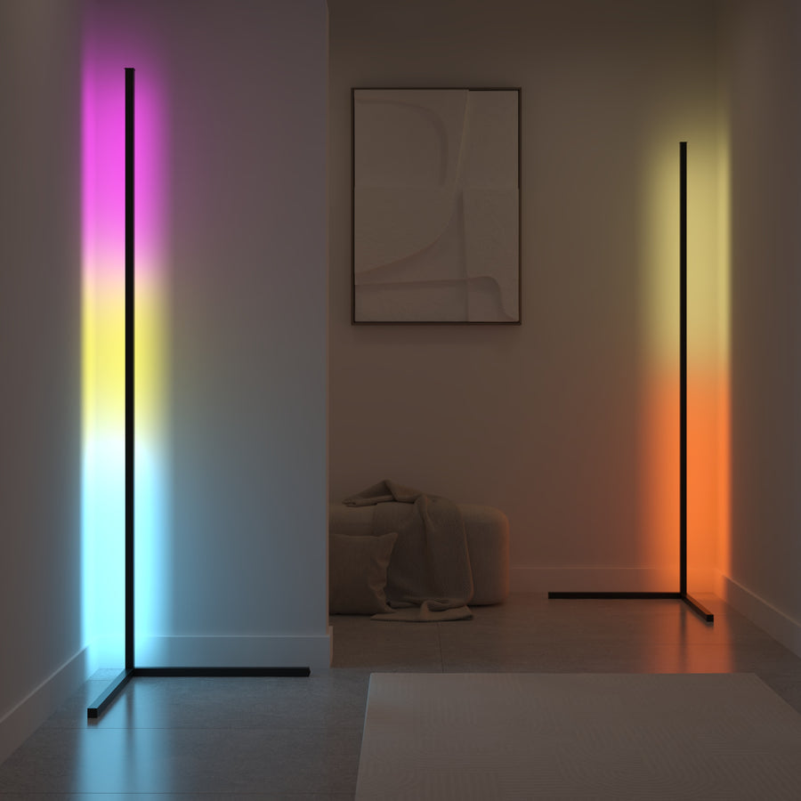 İskandinav Tarzı RGB Köşe Lambası – 150cm 16 Renk ve 4 Dinamik Mod