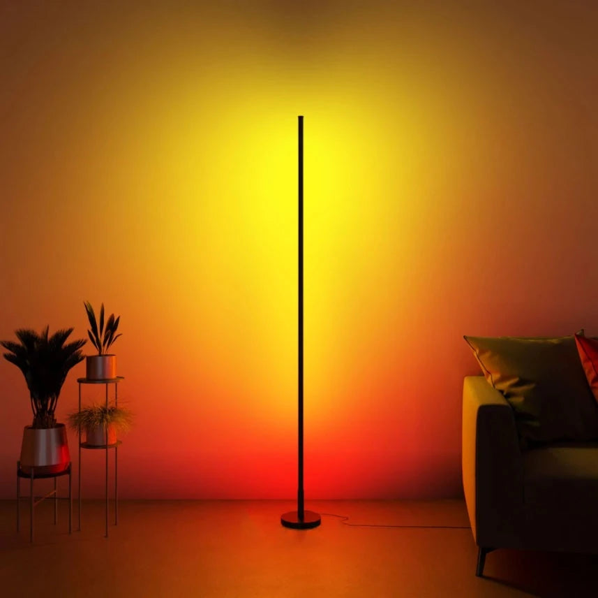 İskandinav Tarzı Sese Duyarlı RGB Köşe Lambası – 150cm 16 Renk ve 4 Dinamik Mod